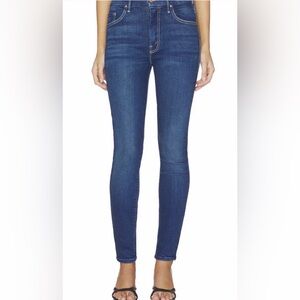 MOTHER “The Looker” Dark Blue High-Rise Skinny Jeans Size 26